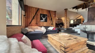 Lagopède au salon location chalet