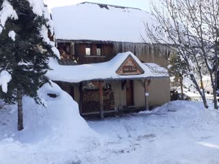 les Orres chalet Pelve Est l'hiver à la montagne