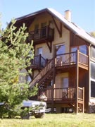 les Orres chalet Pelve l'été à la montagne Nord